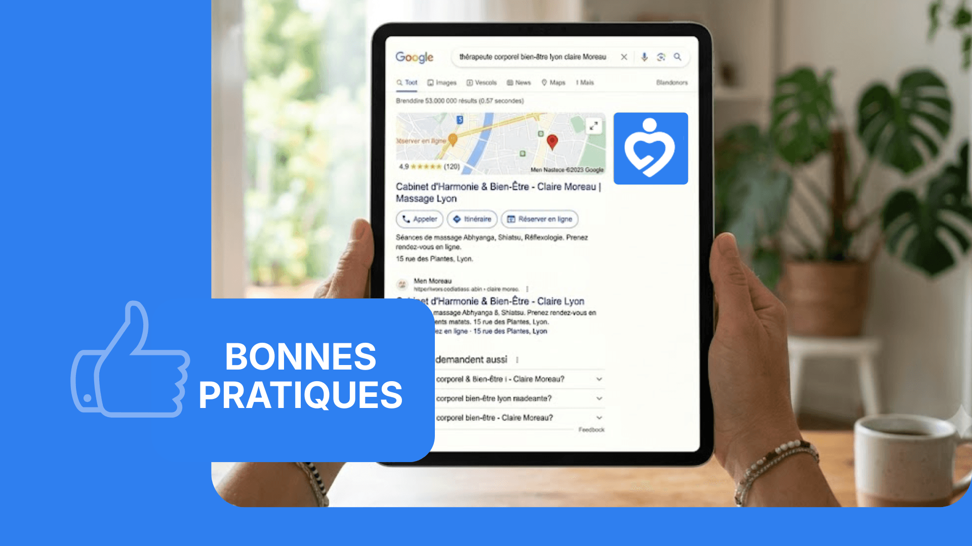 Fiche praticien - pourquoi certains praticiens bien-être sont visibles sur Google et d'autres invisibles
