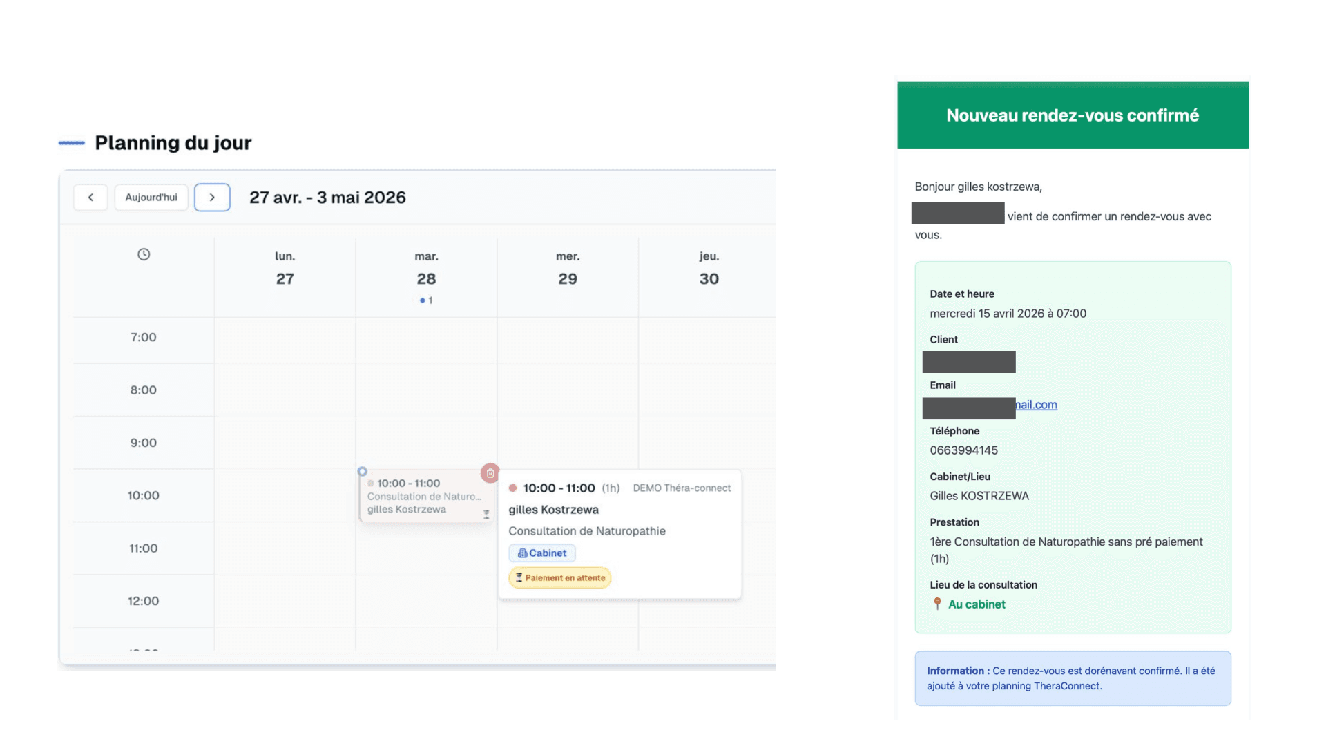prise de rendez-vous dans Thera-connect confirmation rdv.png